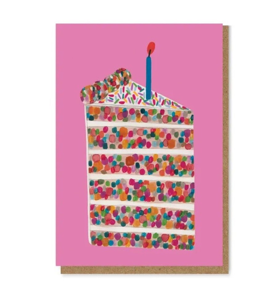 Homestyle Daria Solak Illustrations | Slice Of Cake Card